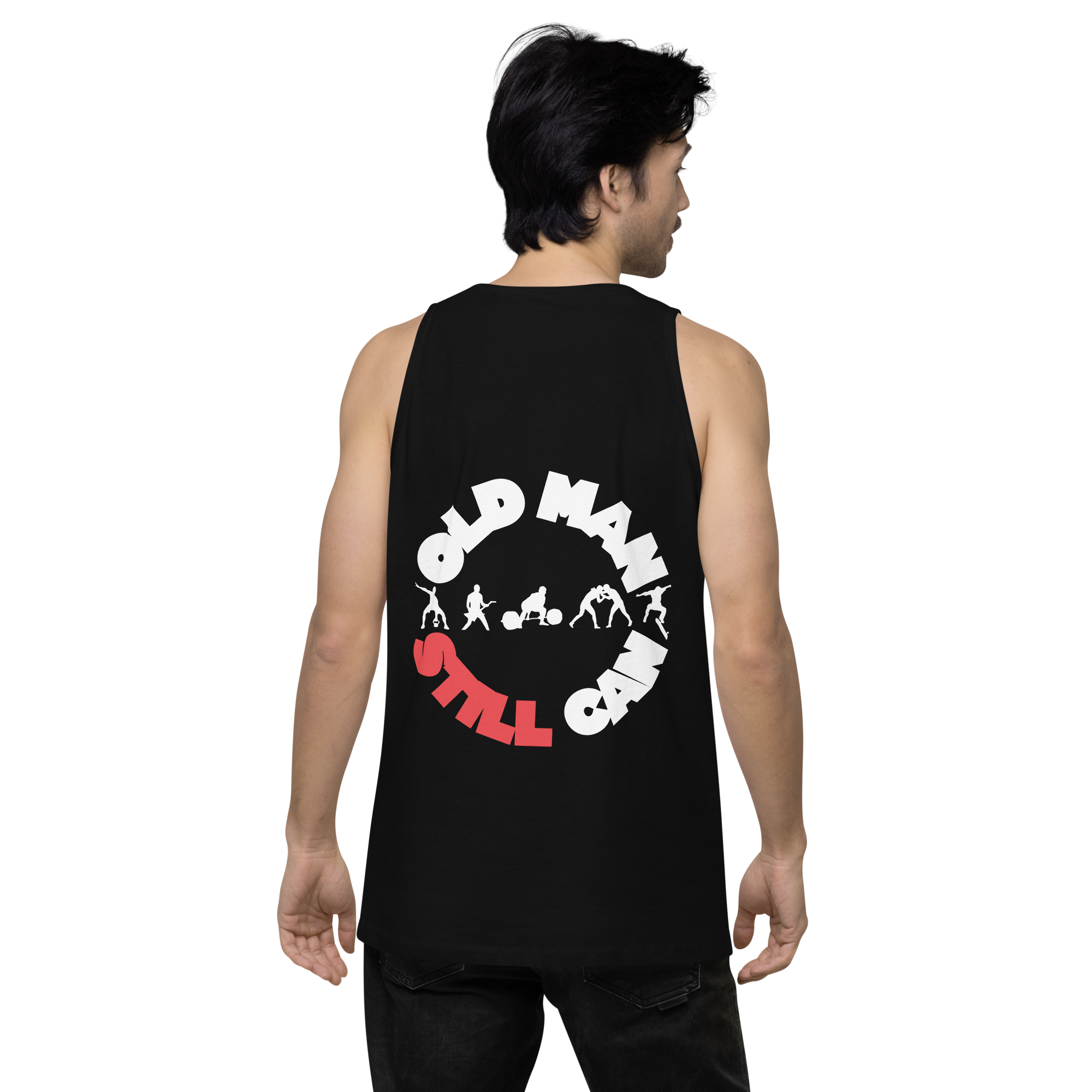 Life Is Movement Tank — Black Back